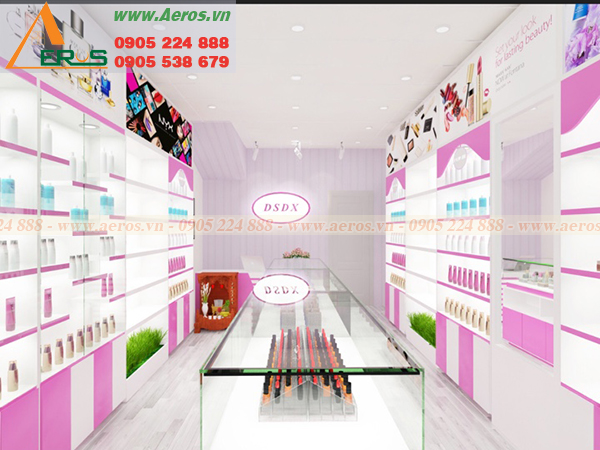 Hình ảnh thiết kế shop mỹ phẩm anh thuận tại Tiền Giang
