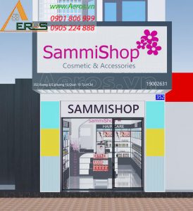 Thiết kế shop mỹ phẩm SAMMI