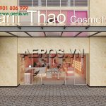 thiết kế nội thất shop mỹ phẩm Lam Thảo Cosmetics quận 2